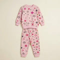 Star In Pink Fleece Tracksuit