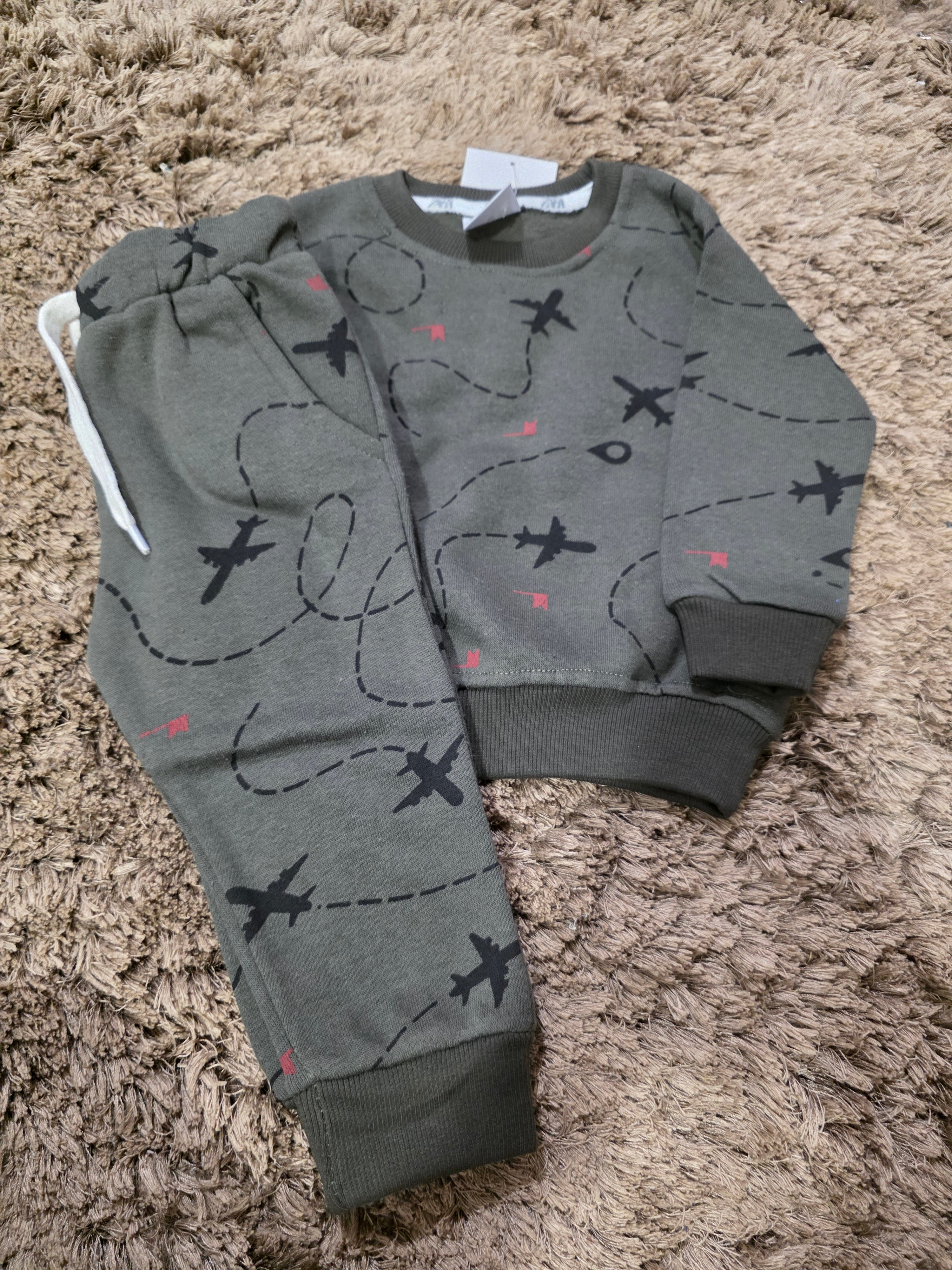 Green Plane tracksuit