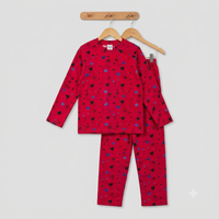 Butterfly Full Sleeves Cotton Jersey Nightsuit