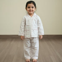 Floral Pink Cotton Nightsuit