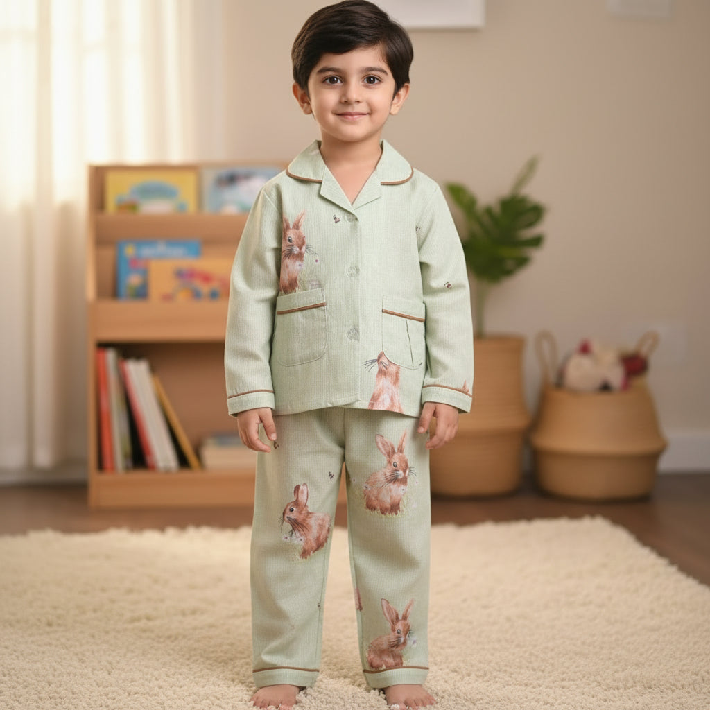 Cute Bunny Cotton Nightsuit
