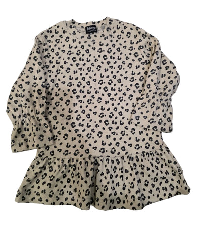 Cheeta beige Crinkle Top