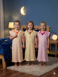 Long Floral nighties