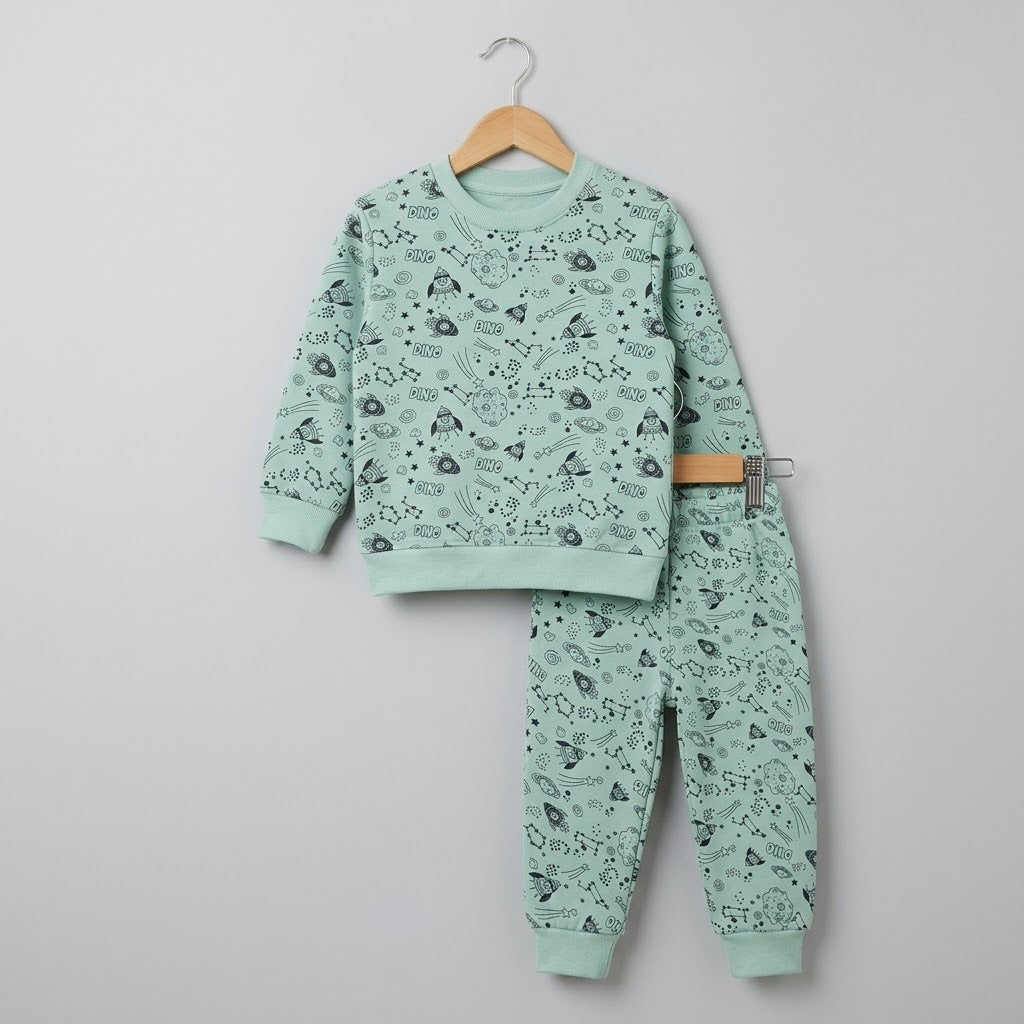 Space Green Fleece Tracksuit