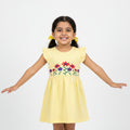 Yellow Cotton Jersey Frocks