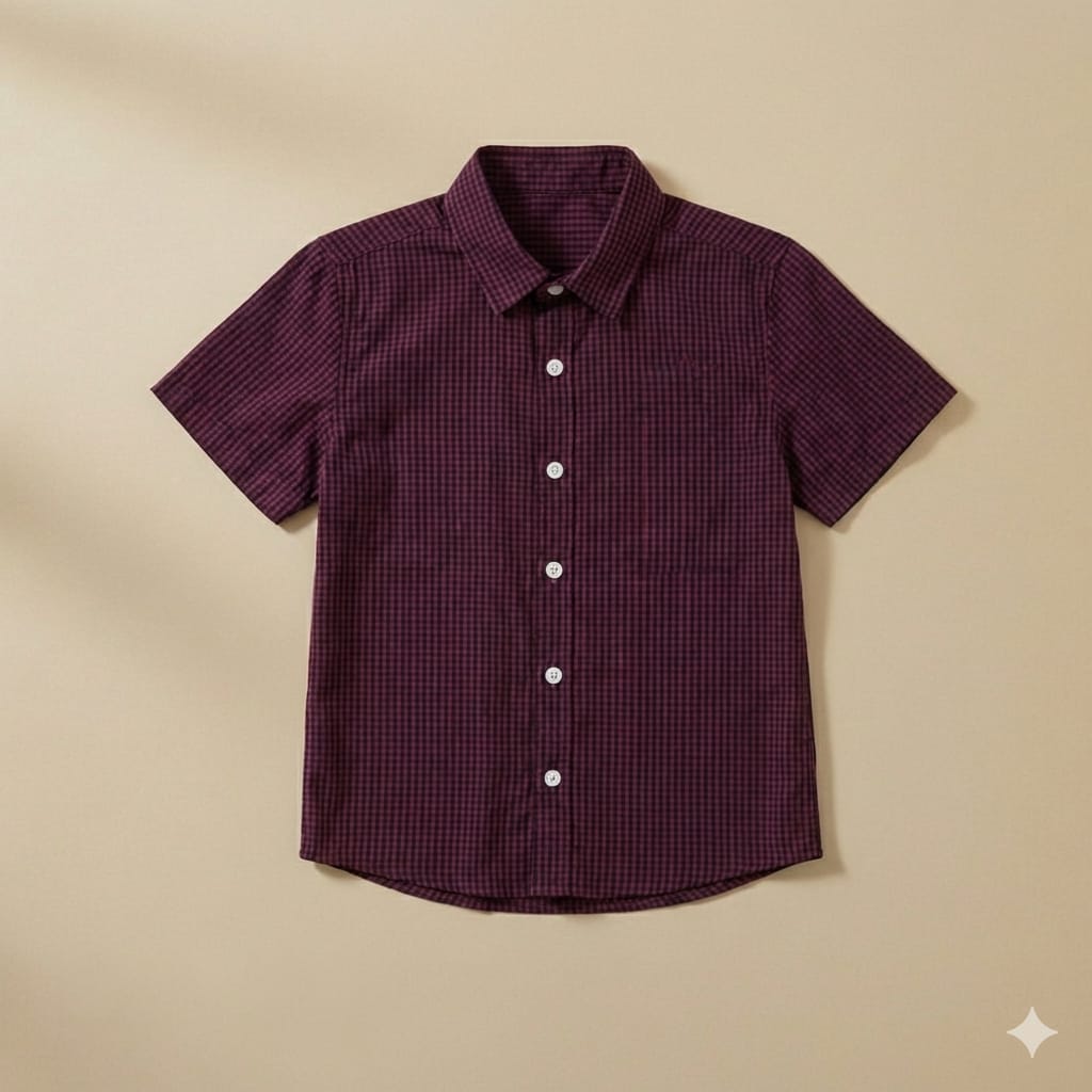 Casual Shirt Maroon