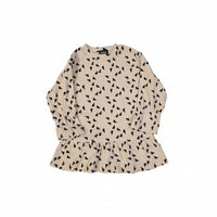 Beige Crinkle Top