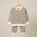 Cheeta Print Fleece Tracksuit