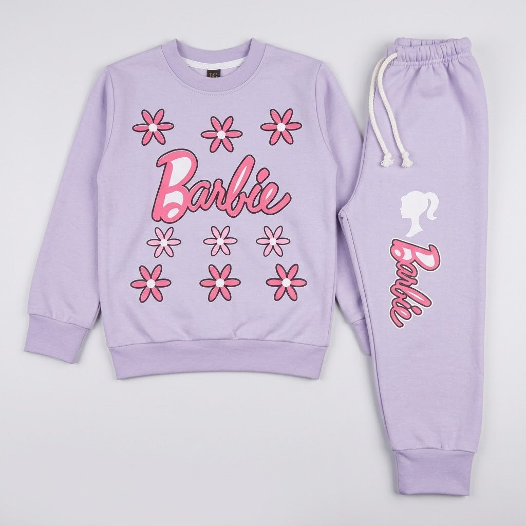 Barbie Purple Fleece Tracksuit