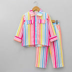 Rainbow Stripes Lounge Set