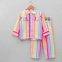 Rainbow Stripes Lounge Set