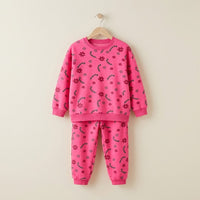 Bright Pink Fleece Tracksuit