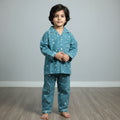 Blue Twinkling Star Cotton Nightsuit