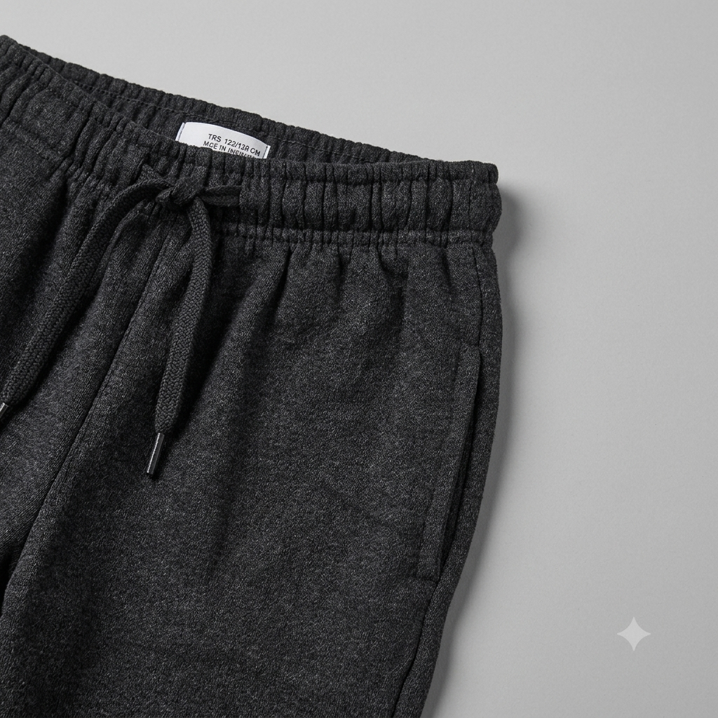 Minoti Export Charcoal Gray Fleece Trouser