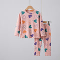 Peach Hearts Lounge Set
