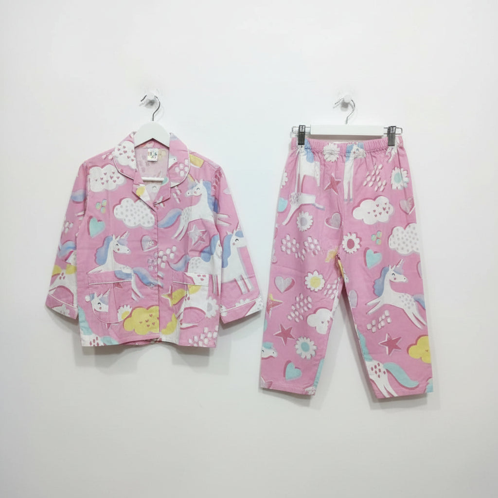 Unicorn Pink Cotton Tracksuit