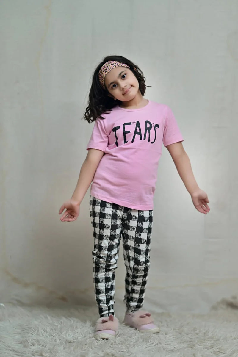 Tears Pink Pajama Sets