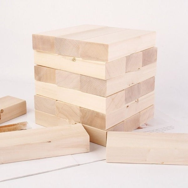 WOODEN JENGA GAME (LARGE)