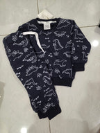 Dino Blue Fleece Tracksuit