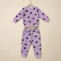 Purple Hearts Fleece Tracksuit