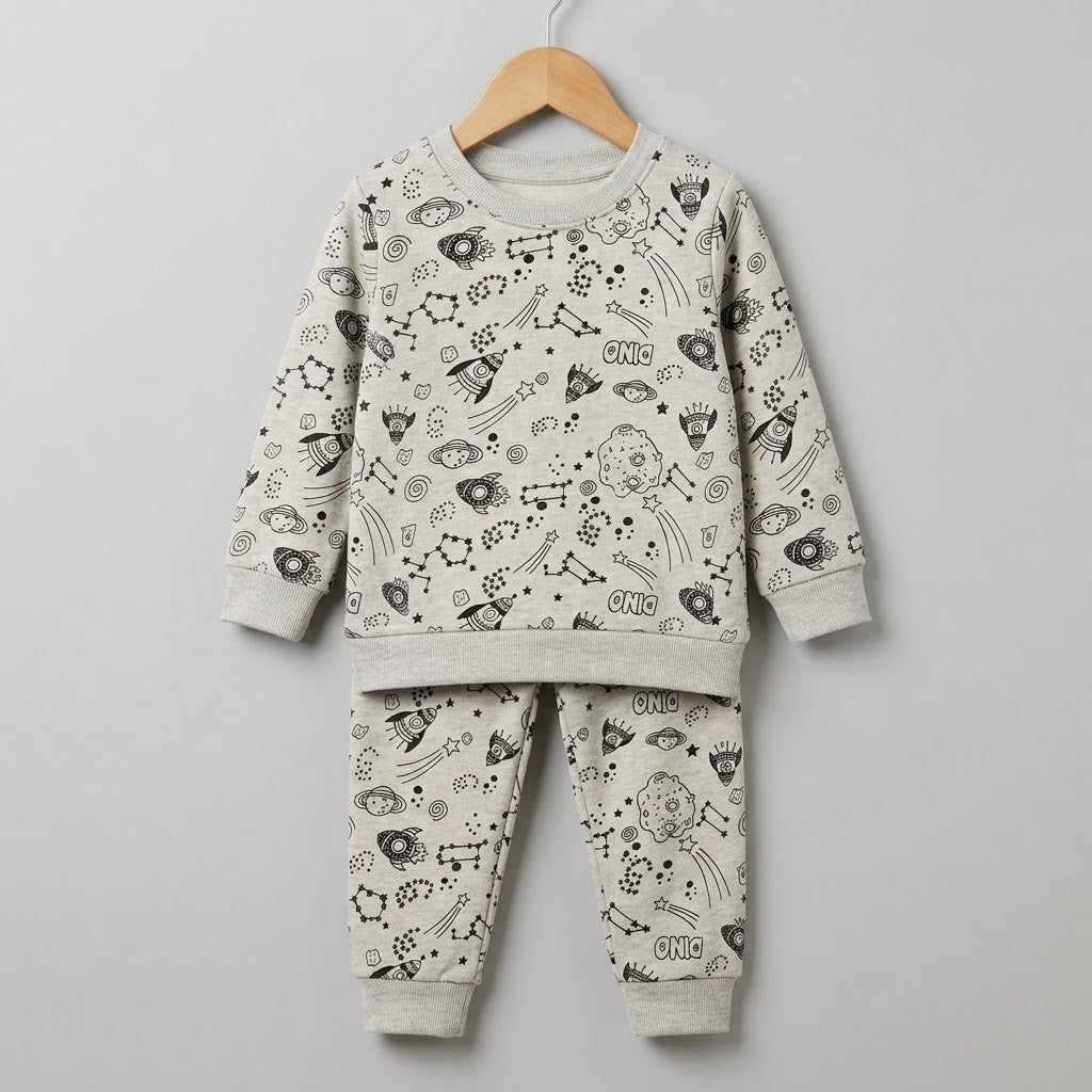 Rocket Gray Fleece Tracksuit