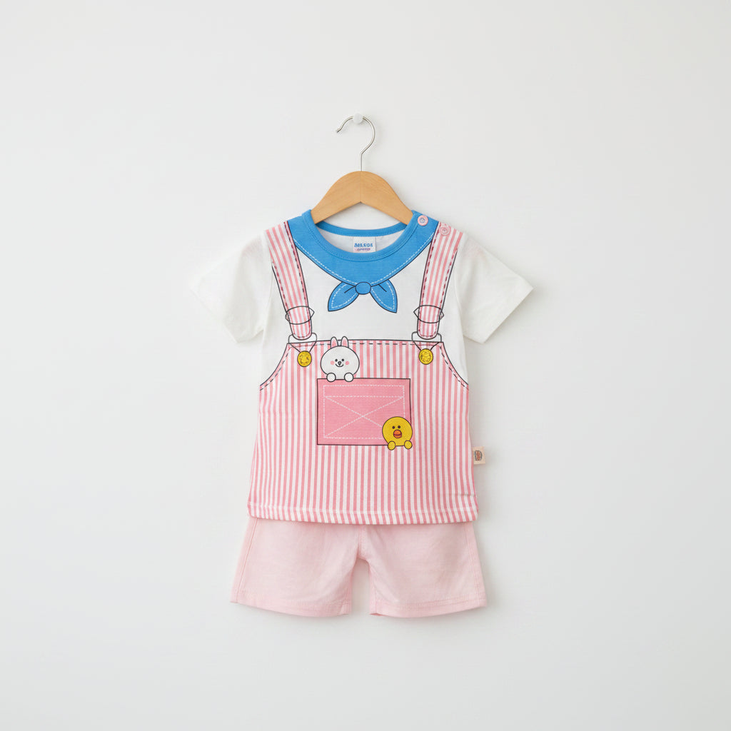 Pink Bow Style Imported Summer Set